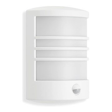 Telefunken 315506TF - Aplique LED de pared para exterior con sensor LED/12W/230V IP44 blanco