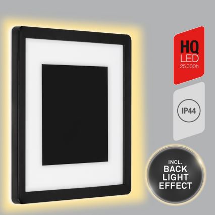 Telefunken 315905TF - Aplique LED de pared para exterior LED/15W/230V IP44 4000K negro