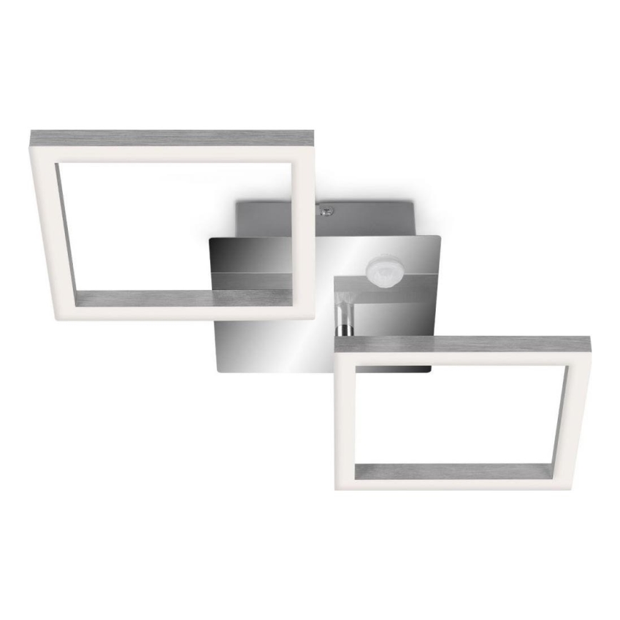 Telefunken 318508TF - Plafón LED con sensor FRAME LED/12W/230V 3000K cromo mate