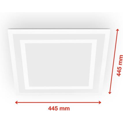 Telefunken 318806TF - Plafón LED RGBW regulable LED/24W/230V 3000-6500K + control remoto
