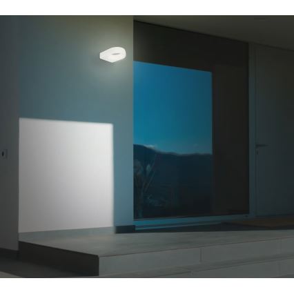 Telefunken 320206TF - Aplique de pared para exterior LED/7,5W/230V IP44 blanco