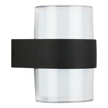 Telefunken 320405TF - Aplique de pared LED para exterior 2xLED/8W/230V IP44 negro