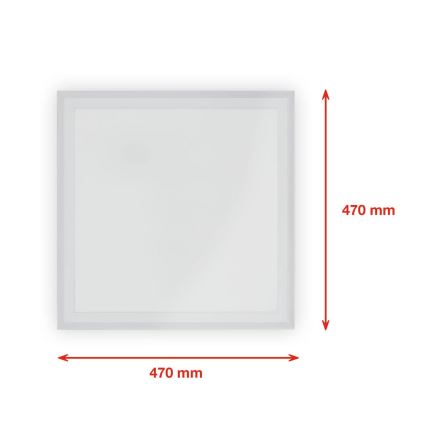 Telefunken 321206TF - Plafón LED RGBW regulable LED/18W/230V 3000-6500K + control remoto