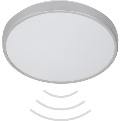 Telefunken 601604TF - Plafón LED de baño con sensor LED/12W/230V IP44 diá. 29 cm