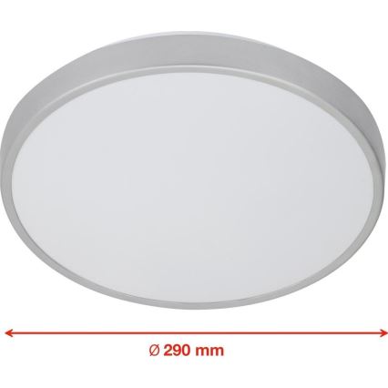 Telefunken 601604TF - Plafón LED de baño con sensor LED/12W/230V IP44 diá. 29 cm