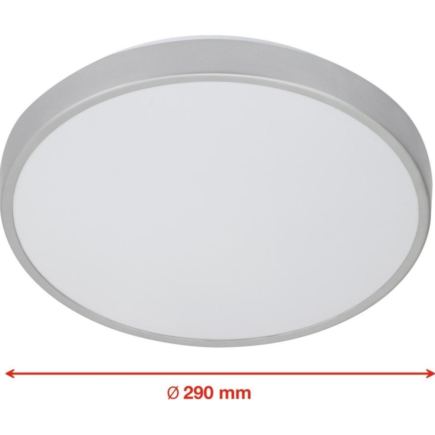 Telefunken 601604TF - Plafón LED de baño con sensor LED/12W/230V IP44 diá. 29 cm