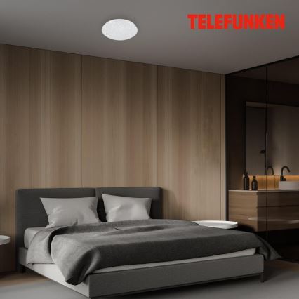 Telefunken 601706TF - Plafón LED con sensor LED/12W/230V diá. 27 cm