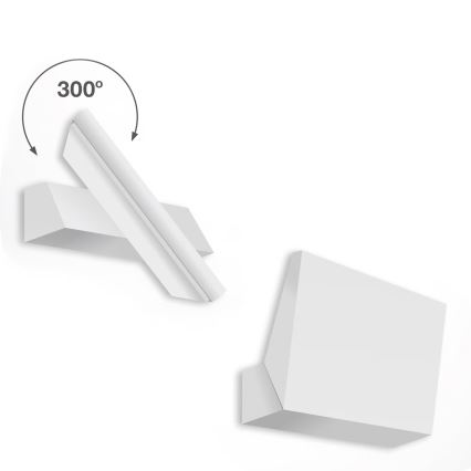 Telefunken - Aplique de pared exterior LED/10W/230V IP44 blanco