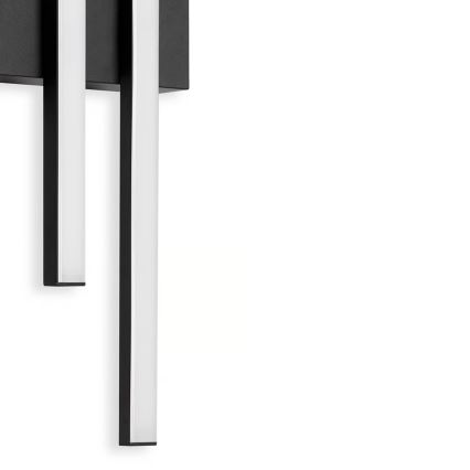 Telefunken - Aplique de pared exterior LED 2xLED/4W/230V 4000K IP44 negro