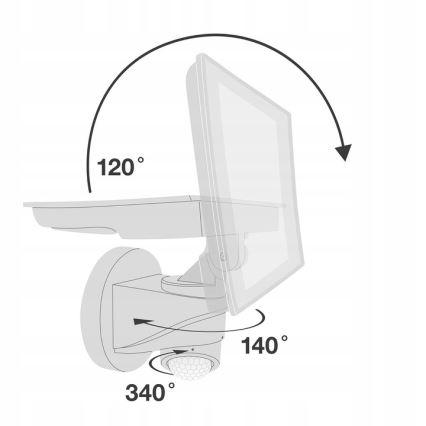 Telefunken - Proyector LED con sensor LED/20W/230V