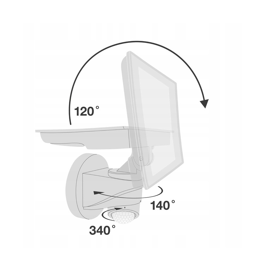 Telefunken - Proyector LED con sensor LED/20W/230V