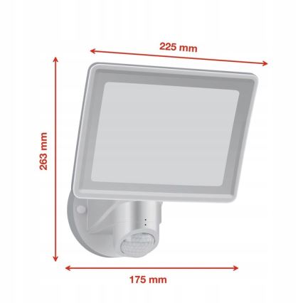 Telefunken - Proyector LED con sensor LED/20W/230V