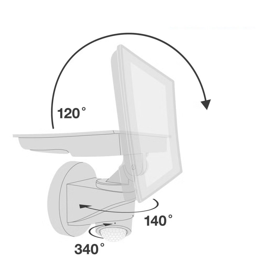 Telefunken - Proyector LED con sensor LED/20W/230V