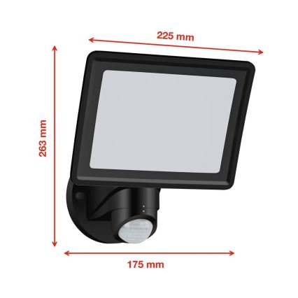 Telefunken - Proyector LED con sensor LED/20W/230V