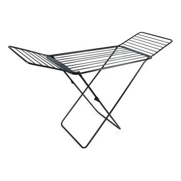 Tendedero de ropa plegable TORO 177x93 cm negro