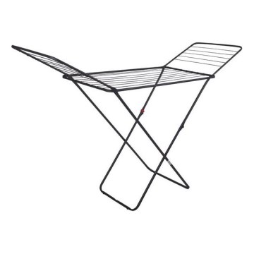Tendedero de ropa plegable TORO 180x93 cm negro