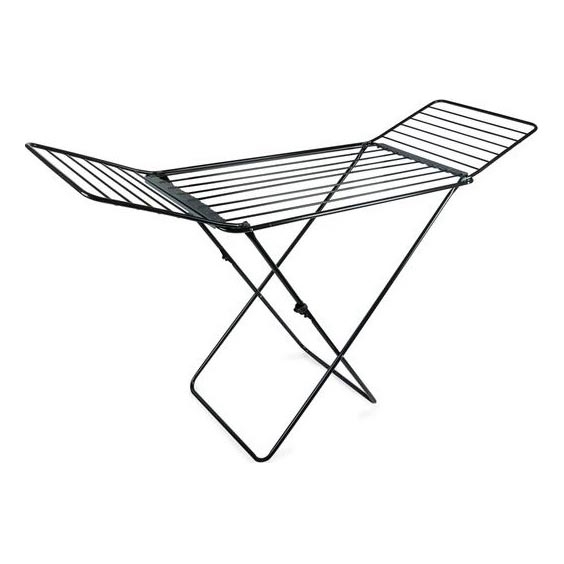 Tendedero plegable para ropa TORO 177x93 cm negro