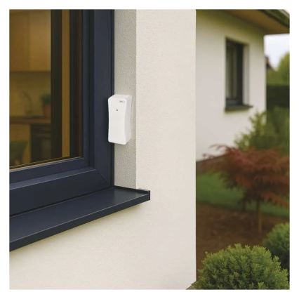 Termómetro digital con higrómetro, 2x AAA, blanco