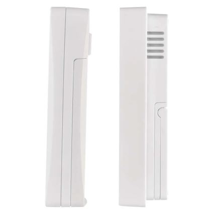 Termómetro digital con higrómetro, 2x AAA, blanco