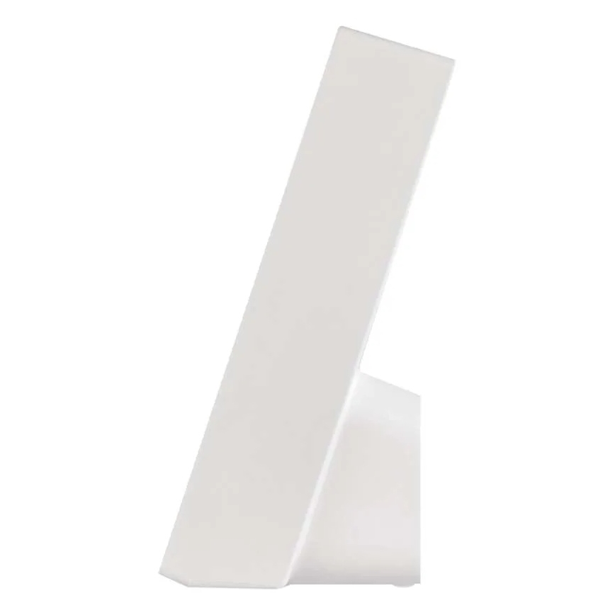 Termómetro digital con higrómetro, alimentado por 1 pila AA, color blanco