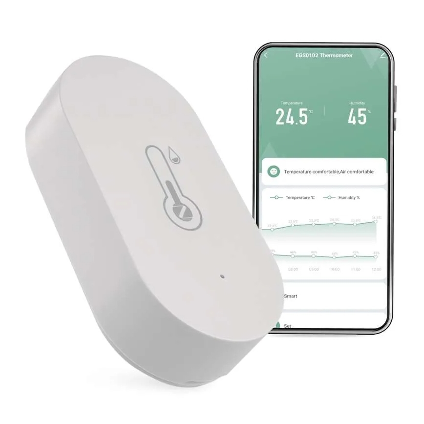 Termómetro digital inalámbrico GoSmart 1×CR2032