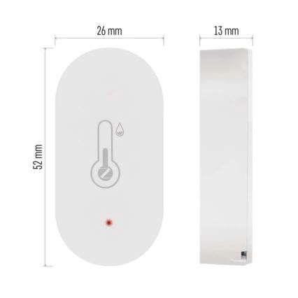 Termómetro digital inalámbrico GoSmart 1×CR2032