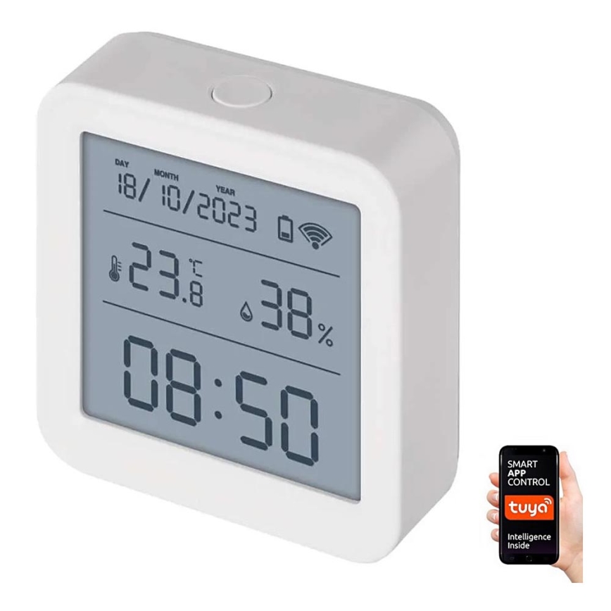 Termómetro digital inteligente GoSmart 3xAAA Tuya blanco