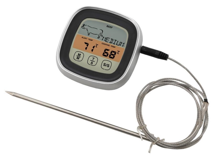 Termómetro digital para carne con sonda -20-300°C 2xAAA
