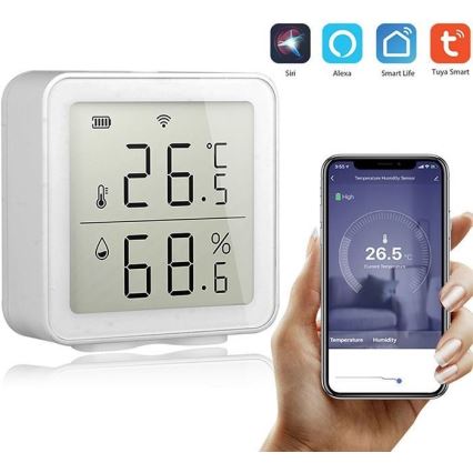 Termómetro inalámbrico con higrómetro 3xAA Wi-Fi Tuya