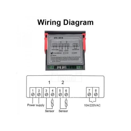 Termostato digital 3W/230V