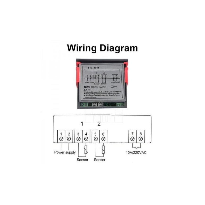 Termostato digital 3W/230V