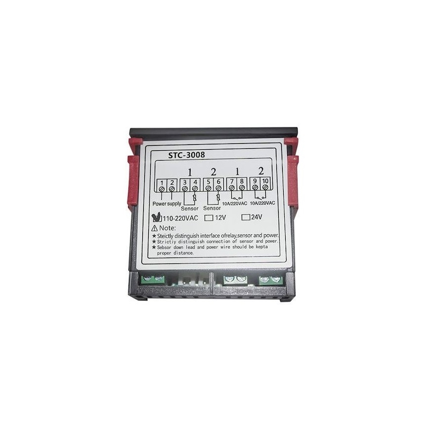 Termostato digital dual 3W/230V
