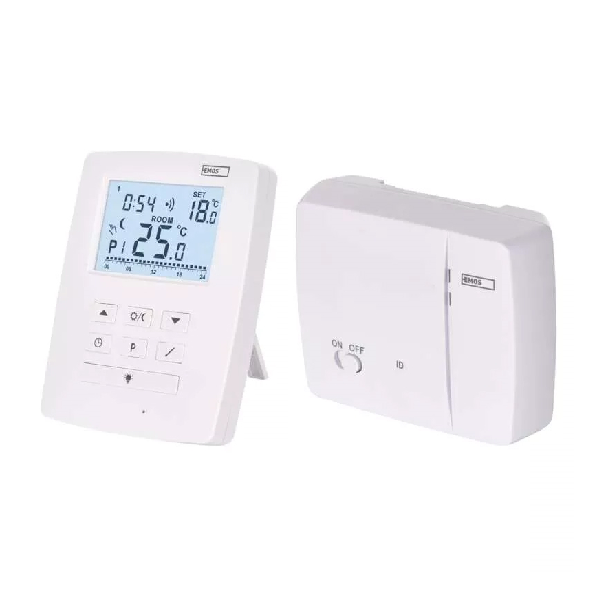 Termostato programable 230V+2xAA