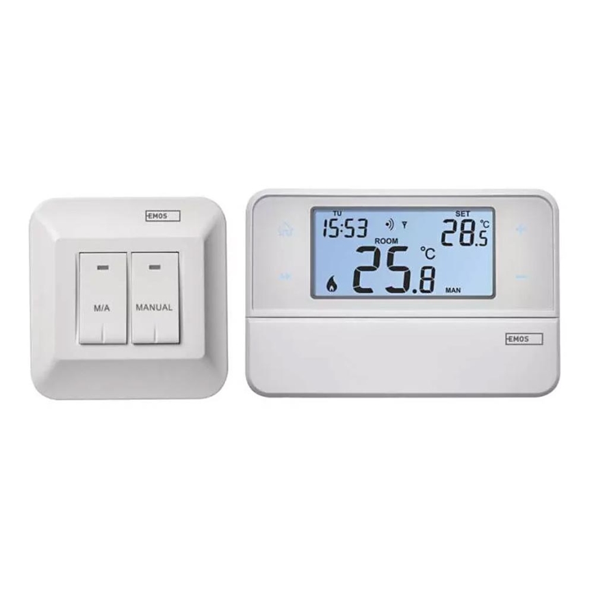 Termostato programable 230V + 2xAA