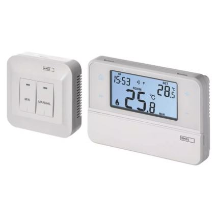 Termostato programable 230V + 2xAA