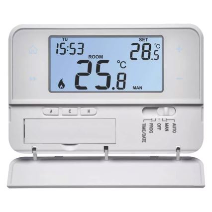 Termostato programable 230V + 2xAA