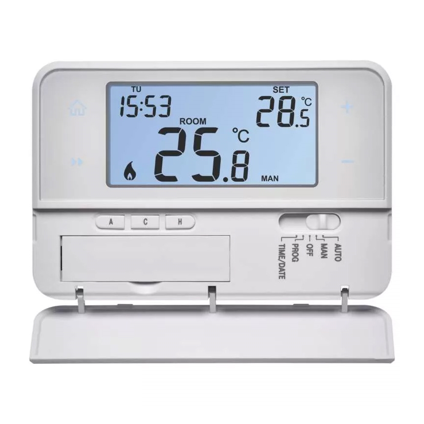 Termostato programable 230V + 2xAA