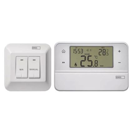 Termostato programable 230V + 2xAA