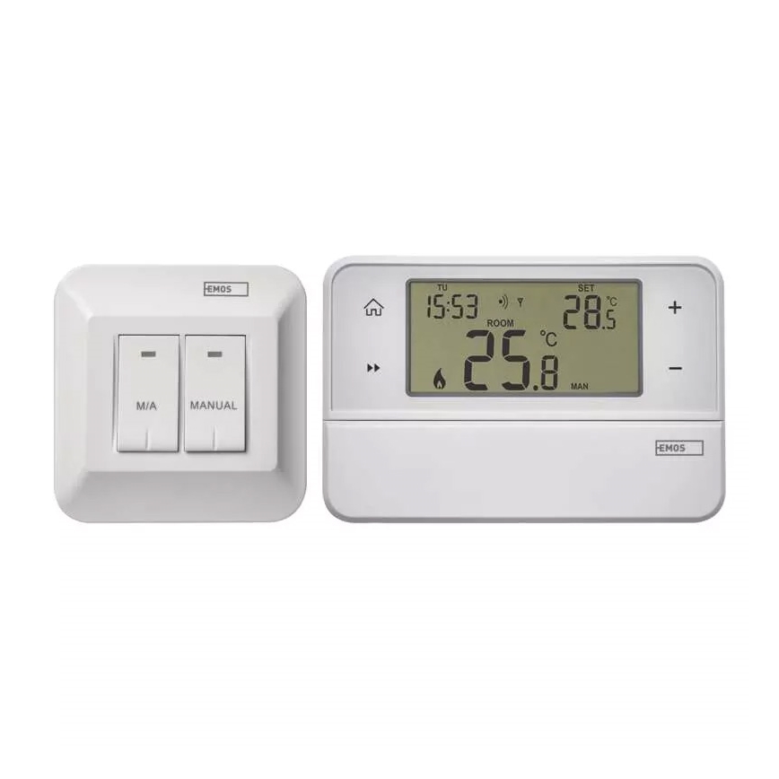Termostato programable 230V + 2xAA