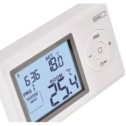 Termostato programable 2xAAA