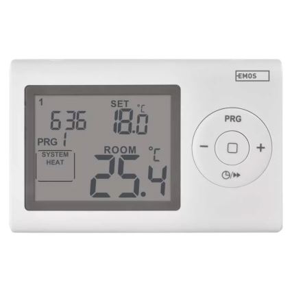 Termostato programable 2xAAA
