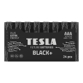 Tesla Batteries - 24 pz Batería alcalina AAA BLACK+ 1,5V 1200 mAh