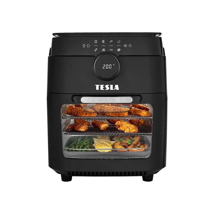 TESLA Electronics AirCook & Grill - Inteligente multifuncional digital hot air fryer 12 l 1800W/230V Wi-Fi
