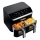 TESLA Electronics AirCook - Freidora de aire digital multifuncional dual 9 l 2400W/230V