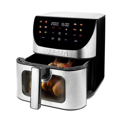 TESLA Electronics AirCook - Freidora de aire digital multifuncional inteligente 9 l 1700W/230V Wi-Fi