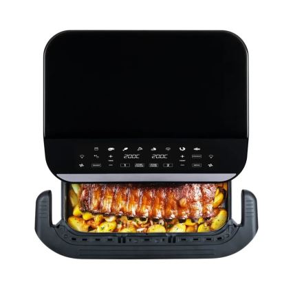 TESLA Electronics AirCook - Freidora de aire digital multifuncional dual 10 l 2400W/230V