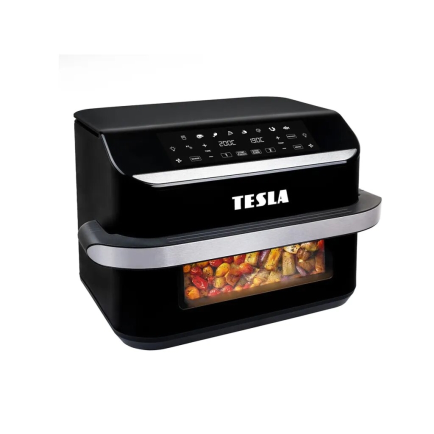 TESLA Electronics AirCook - Freidora de aire digital multifuncional dual 10 l 2400W/230V