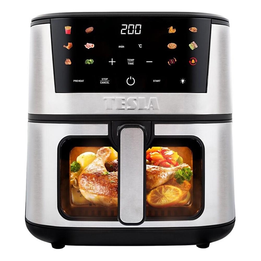 TESLA Electronics AirCook - Freidora digital multifunción de aire caliente 7 l 1600W/230V