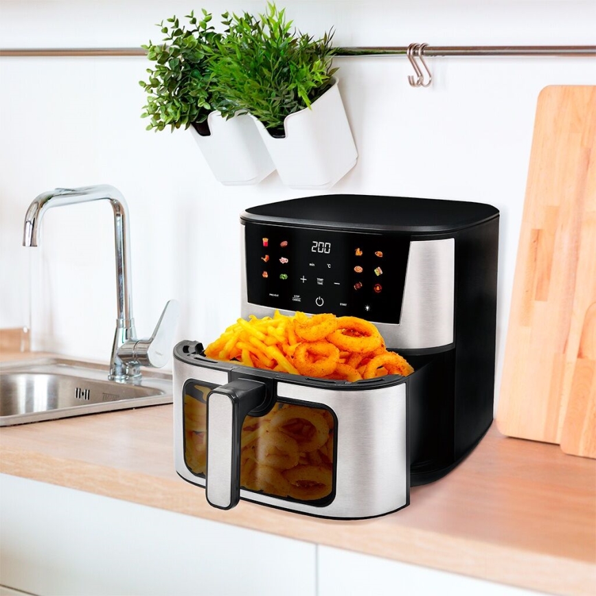 TESLA Electronics AirCook - Freidora digital multifunción de aire caliente 7 l 1600W/230V