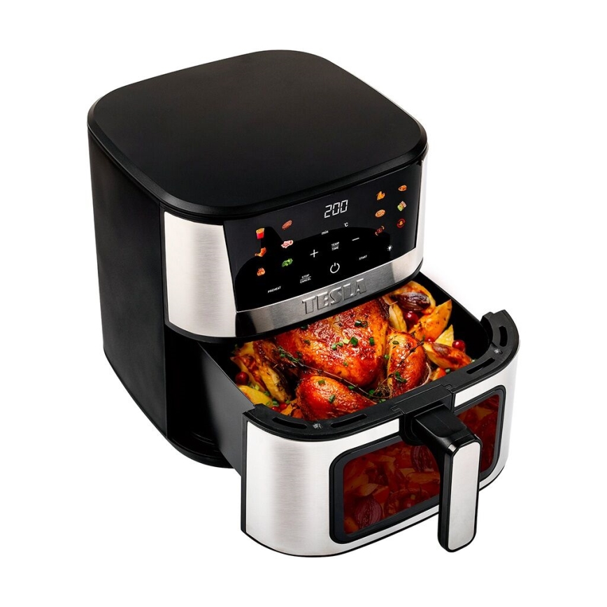 TESLA Electronics AirCook - Freidora digital multifunción de aire caliente 7 l 1600W/230V